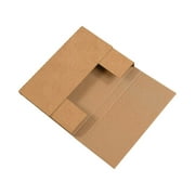 Box Partners Easy-Fold Mailers 12" x 9" x 3" Kraft 50/Bundle M12932BFK