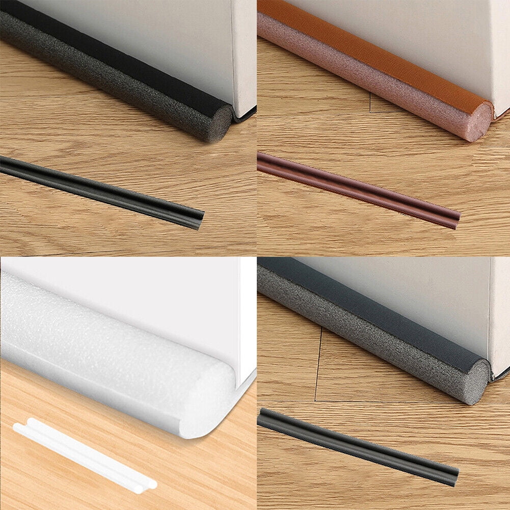 US 12 Pc Under Door Bottom Seal Strip Stopper Adjustable Twin Door