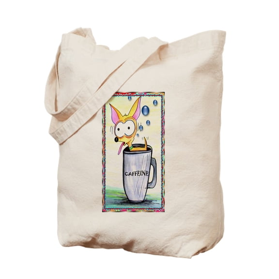 CafePress - Funny Chihuahua, - Natural Canvas Tote Bag, Cloth Shopping Bag