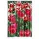 thumbnail image 1 of Cortina de ducha ABPHQTO Tulipanes Impermeable 120x180 cm, 1 of 2