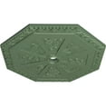 thumbnail image 3 of 29 1/8"OD x 2 1/4"ID x 1 1/8"P Spring Octagonal Ceiling Medallion (Fits Canopies up to 3"), Hand-Painted Athenian Green, 3 of 6