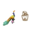 thumbnail image 1 of Estatua del pavo real,Estatua de pavo real,adorno de escritorio creativo y divertido,Escultura decorativa de pavo real para decoración del hogar,Estatua abstracta,Estatua abstracta para, 1 of 8