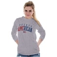thumbnail image 4 of Puerto Rico Nuyorican USA State Flag Long Sleeve TShirt Men Women Brisco Brands S, 4 of 5