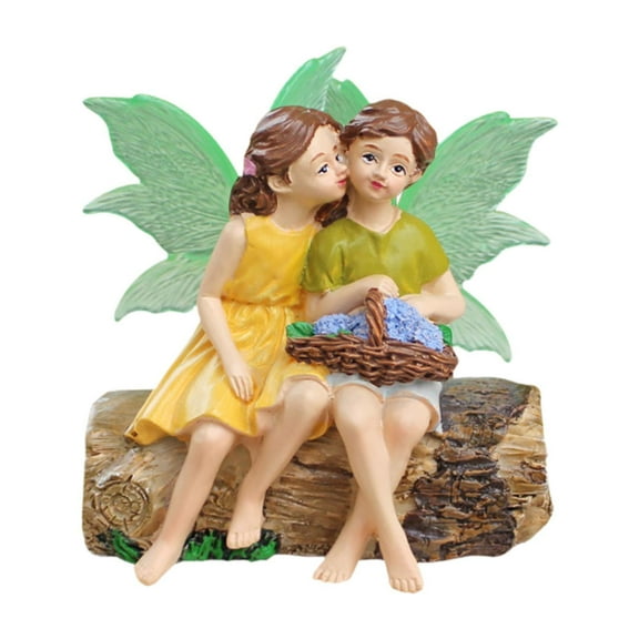 MAGIDEAL Miniature Fairy Garden Statue Miniature Landscape Ornament Resin Accessories for