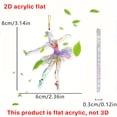 thumbnail image 3 of Matoen Girl 2D Flat Acrylic Pendant, 3 of 9