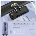 thumbnail image 6 of imerelez Hardshell Luggage Sets 3 pcs Spinner Suitcase with TSA Lock Lightweight-20"+24"+28" Luggages, 6 of 8