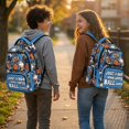 thumbnail image 3 of Xixirimido Kids Backpacks for Boys Girls, 17 Inch Large Capacity Backpack Toddler Elementary Schoolbag for Teens Students Lightweight Durable Bookbag, Multi Sport Ball Print, 3 of 8