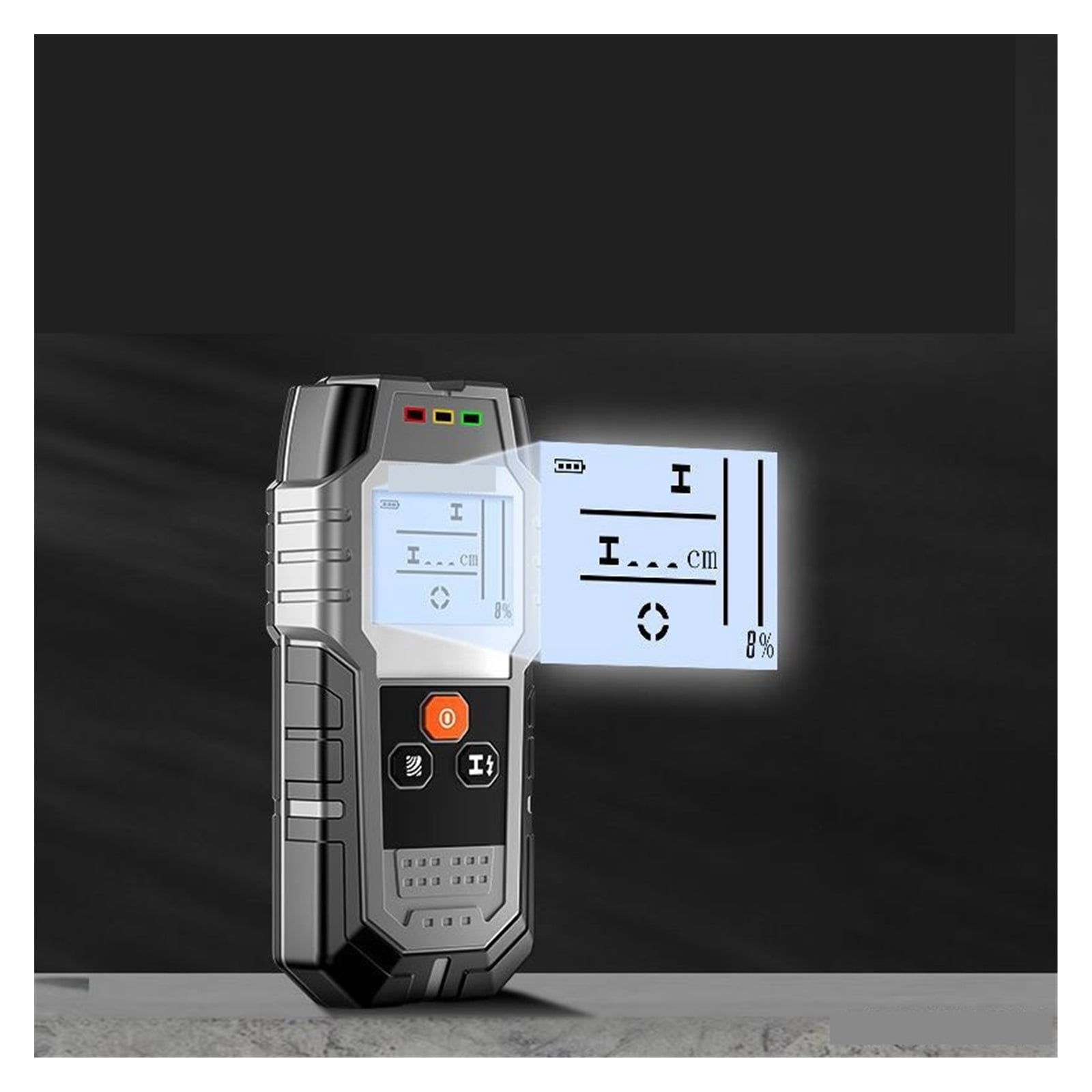 Wall Detection Instrument Wall Wire Metal Dark Line Detector Load-bearing Wall Concrete Steel Bar Scanner ,Accurate and Quick - Metal - AC wire