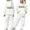White, variant on CHENge Girls Pants Set - 2 Piece Girls Sweatpants and Hooded Pullover Sweatshirt Youth Kids Activewear Set