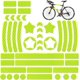 thumbnail image 1 of 42 piezas Adhesivo reflectante para casco de bicicleta, Cinta reflectante autoadhesiva para bicicleta, Adhesivos reflectantes para bicicletas, Adhesivo reflectante para bicicleta para scooter, Cascos, 1 of 5