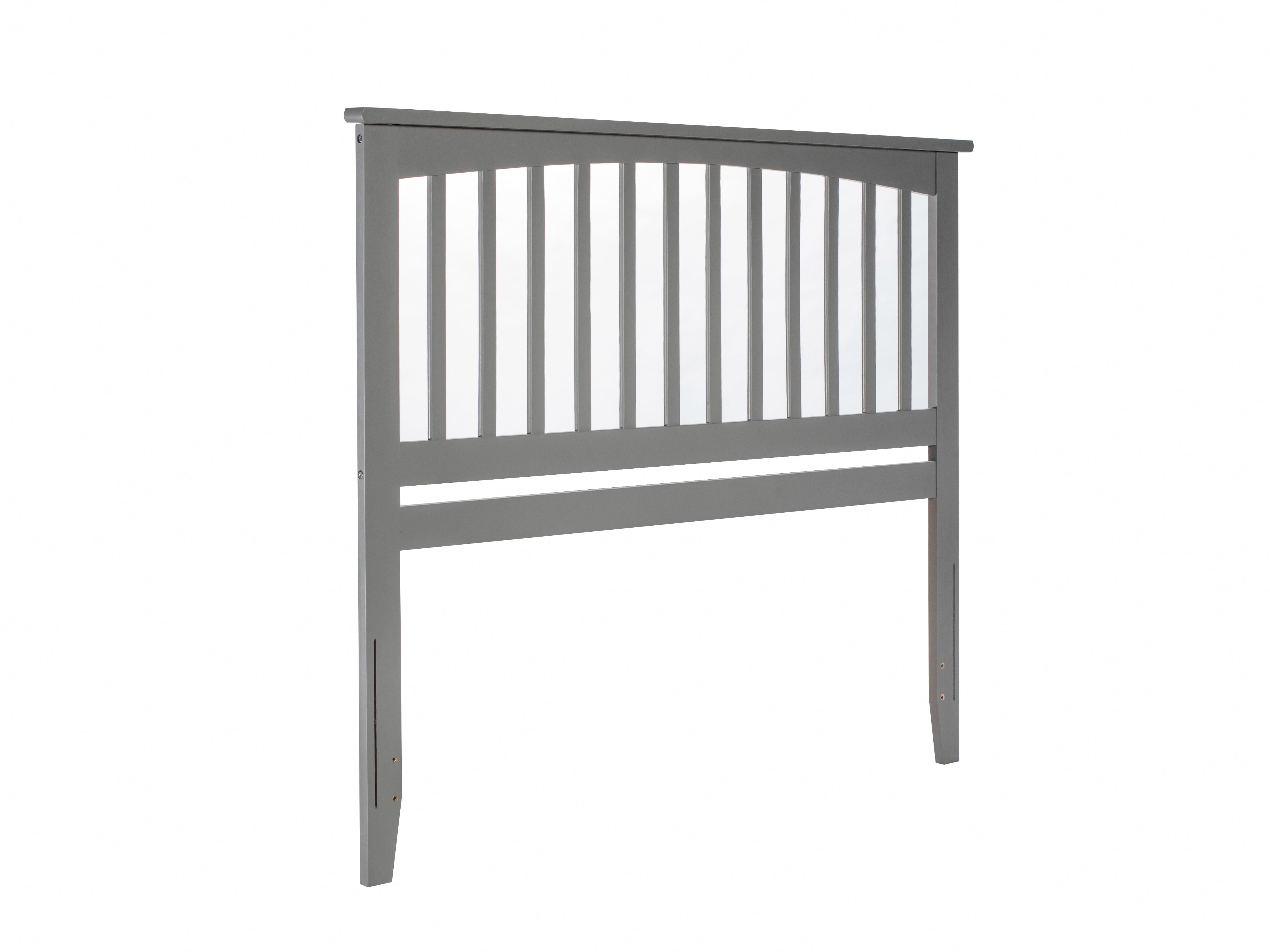 AFI Mission Queen Solid Wood Headboard, Grey