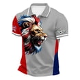 thumbnail image 4 of Boys 2-Pack Jersey Soccer Outfits England Short Sleeve Button Up Outfit Casual Kids For Young Fans Shirt and Shorts Set 2-14 Years, 4 of 6