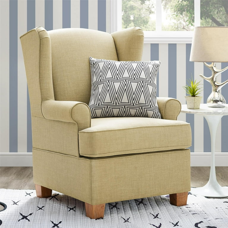 Baby Relax Wainwright Wingback Convertible Rocker Chair Beige