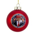 thumbnail image 7 of Kurt Adler (#C7588) President Donald Trump Glass Ball Ornament, 3.15", 7 of 7