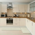 thumbnail image 5 of Unique Bargains 1 Pc Kitchen Rugs Cushioned Anti Slip Kitchen Mats Waterproof Non Slip Rug Beige 18" x 28", 5 of 6
