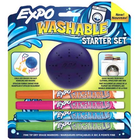 Expo Washable Dry Erase Fine Tip Marker Starter Set