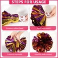 thumbnail image 4 of LINLIN 8 Pack Cheerleading Pom Poms,Metallic Cheering Squad Pompoms for Team Sports Football Dance Cheering Kids Adults, 4 of 7