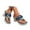 Dark Blue, variant on Platform Wedge Sandals for Women 2025 Fashion Casual Square Toe Flip Flop High Heel Dressy Slides