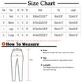 thumbnail image 3 of vdgthytj Womens Fall Winter Straight Leg Pant Elastic High Waist Casual Pants Soft Comfy Drawstring Trousers, 3 of 6
