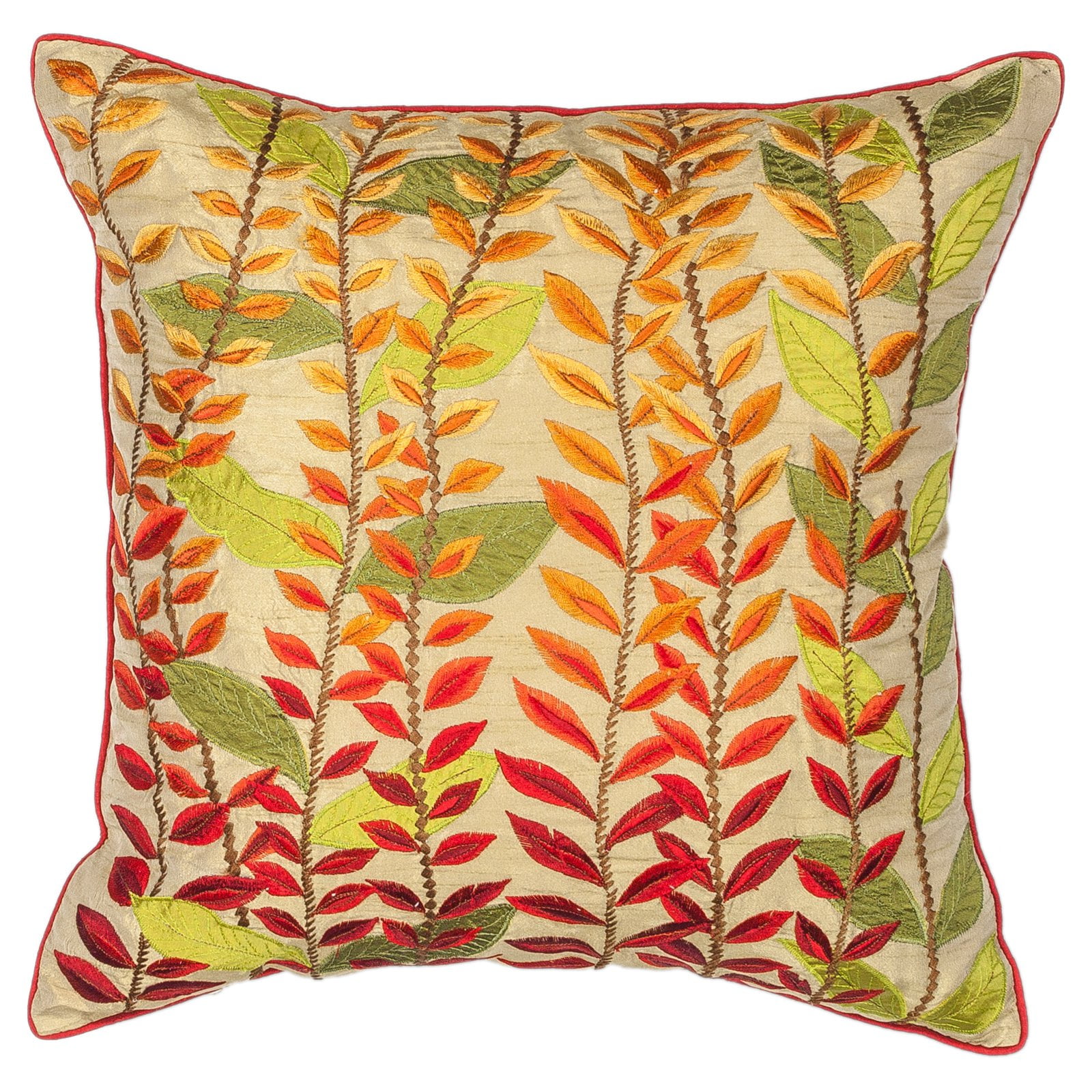KAS Rugs Autumn Leaves Decorative Pillow