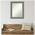 thumbnail image 2 of Amanti Art Burnished Concrete Beveled Wood Wall Mirror 28.5 x 22.5 in., 2 of 10
