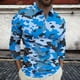 thumbnail image 1 of Blusa y camisa de manga larga con cuello vuelto para hombre, jersey de solapa con cremallera y manga larga, blusa informal estampada para San Valentín, poliéster para hombre, 1 of 5