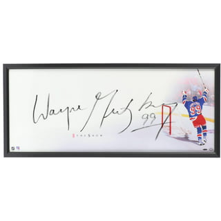Wayne Gretzky Edmonton Oilers Upper Deck Autographed White CCM Heroes of Hockey  Jersey