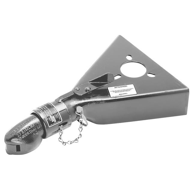 Bulldog Trailer Coupler 028288 COLLAR-LOK; Class III A-Frame Tongue; 5000 Pound Lift Capacity; For 2 Inch Ball; Low Profile Latch