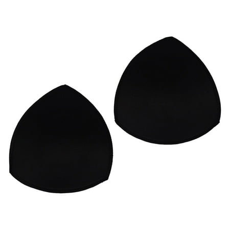 

Triangle Bra Pads Inserts Sponge Pads Bra Cups Inserts Removable Push up Breathable Soft Chest Push up Insert Pads for Black