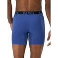 thumbnail image 4 of Hanes Moves Men’s Anti-Chafe Boxer Brief, X-Temp, Blue/Black, 3-Pack, 6" Inseam, 4 of 10