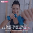 thumbnail image 6 of HolaHatha 2, 3, & 5 LB Neoprene Dumbbell Free Weight Set w/ Rack, Red/Blue, 6 of 10