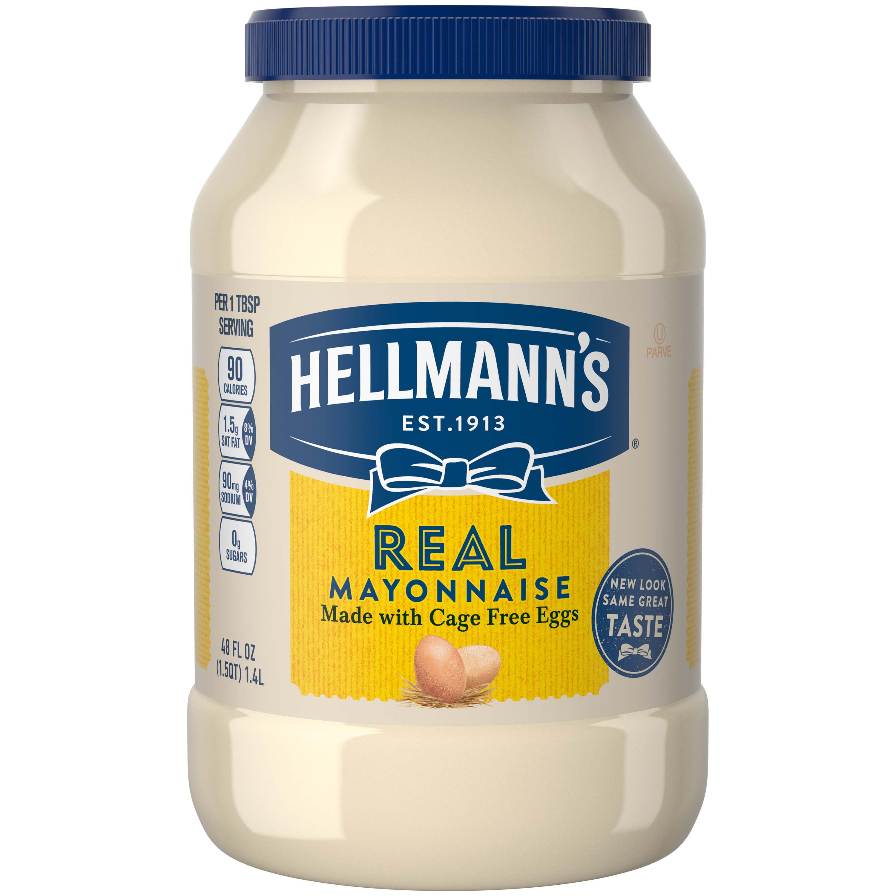 Hellmann&amp;#39;s Real Mayonnaise Real Mayo 48 oz - Walmart.com - Walmart.com