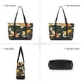 thumbnail image 6 of FORMRS Canvas Laptop Tote Bag for Women with 15.6" Computer Compartments Shoulder Handbag, Fish Pattern, 6 of 7