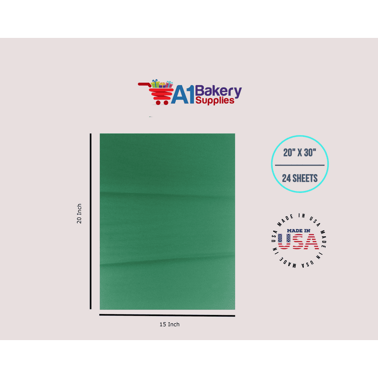 Emerald Green Tissue Paper Squares, Bulk 10 Sheets, Premium Gift Wrap and  Art Supplies for Birthdays, Holidays, or Presents by Feronia packaging