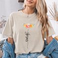 thumbnail image 4 of Jollimate Floral Jesus T-Shirt, Women's Faith Shirt, Religious Gift For Her, Believer Gift, 4 of 6