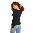 thumbnail image 6 of Hanes Women's Long Sleeve Cotton T-Shirt, Sizes XS-5X, 6 of 7