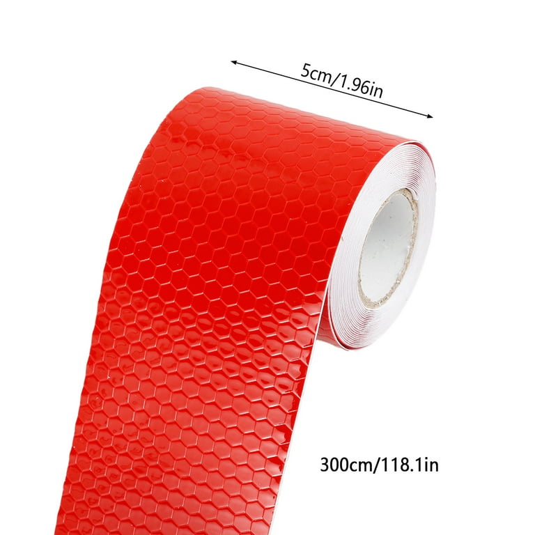 9.8ft Reflective Tape Reflective Stickers Self Adhesive Reflective Decal  Safety Warning Reflective Strip Tape Wear-Resisting Fluorescent Tape  Reflector for Motorcycle Bicycles Cars 
