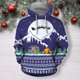 thumbnail image 1 of Pntutb Estampado navideño Otoño e invierno Hombres y mujeres Suéter con capucha Suéter suelto Top Pntutb Pntutb-6520, 1 of 5