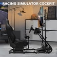 Marada Sim Racing Rig Marada G923 Racing Simulator Rig with Steering Wheel, Pedals, and Game ...