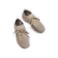 thumbnail image 4 of White Sneakers for Women Lace Up Shoes Wide Width Running Athletic Shoes Comfort Trainers Non Slip Khaki 5, 4 of 8