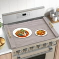 thumbnail image 4 of Noodle Board Stove Covers, Gas Stove Cover with Handles, Wooden Stove Top Covers for Electric Stove, Stove Top Cutting Board, Rv Sink Cutting Board, 30"L X 22"W (White), 4 of 8