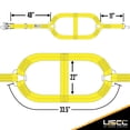 thumbnail image 4 of Car Carrier Tire Holder Basket Straps w/ Swivel Hooks & Ratchet - 4, 4 of 7