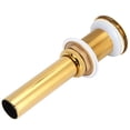 thumbnail image 2 of Drain Filter, Drain Stopper, Polished Brass Finish Kitchen For Adult Without Hole, 2 of 8