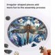 thumbnail image 5 of Acrylic Jigsaw Puzzle Suncatcher, Acrylic Suncatcher Puzzle, for Doors Garden and Window Hanging&Birthday Gift, 5 of 6