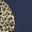 Navy Blue, variant on Boy's Mickey & Friends Cheetah Print Mickey Mouse Logo Graphic Tee Black X Small