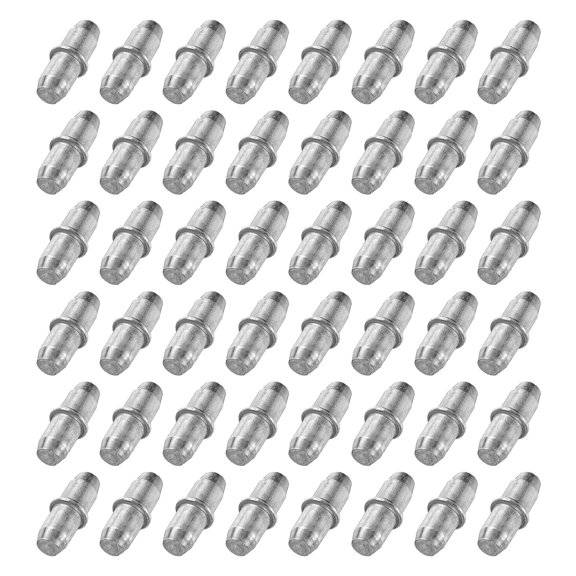 48 Pcs Shelf Bracket Peg Support Pins 5x16mm Nickel Plated Holder for Furniture Shelves Bracket