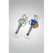 Judaica Kingdom SF-MZ-3010-3002-3 Handmade Glass & Stained Glass Mezuzahs - Sports Mezuzot - Kids III Select Sport