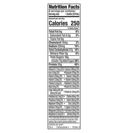 Equate High Protein Nutritional Shakes, Vanilla, 8 oz, 6 Count