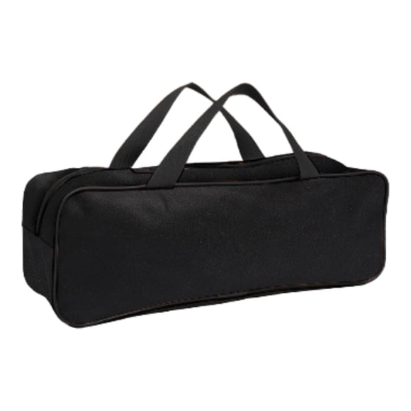 DYNWAVECA Grill Utensil Storage Bag Grill Bag Waterproof Wear Resistant Storage Container Grill Tools Storage Bag for BBQ Travel Hiking S Black