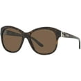 thumbnail image 2 of Ralph Lauren Womens Rl8190q Oval Sunglasses Shiny Dark Havana/Brown 55 Millimeters, 2 of 5